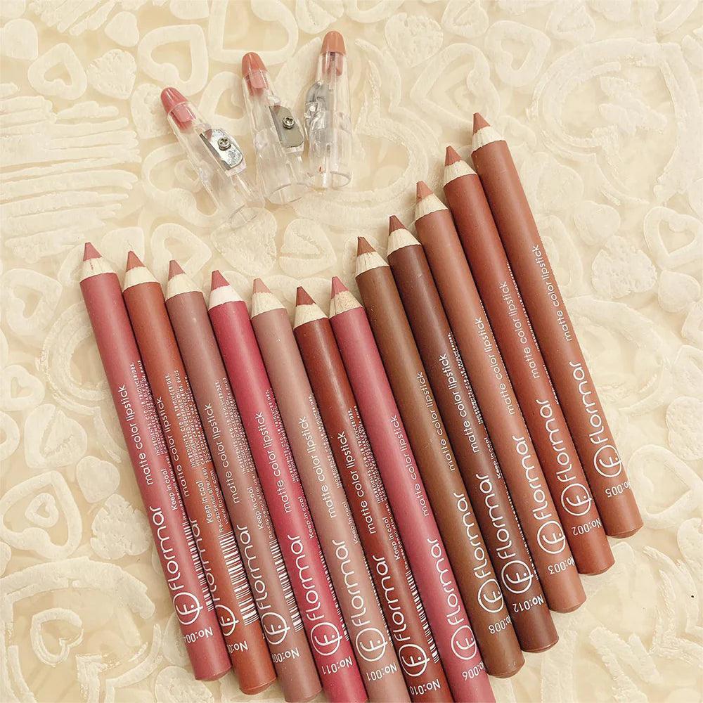 Flormar 12 PCS Lip pencils