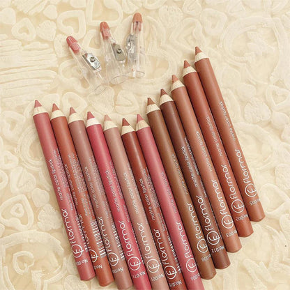 Flormar 12 PCS Lip pencils