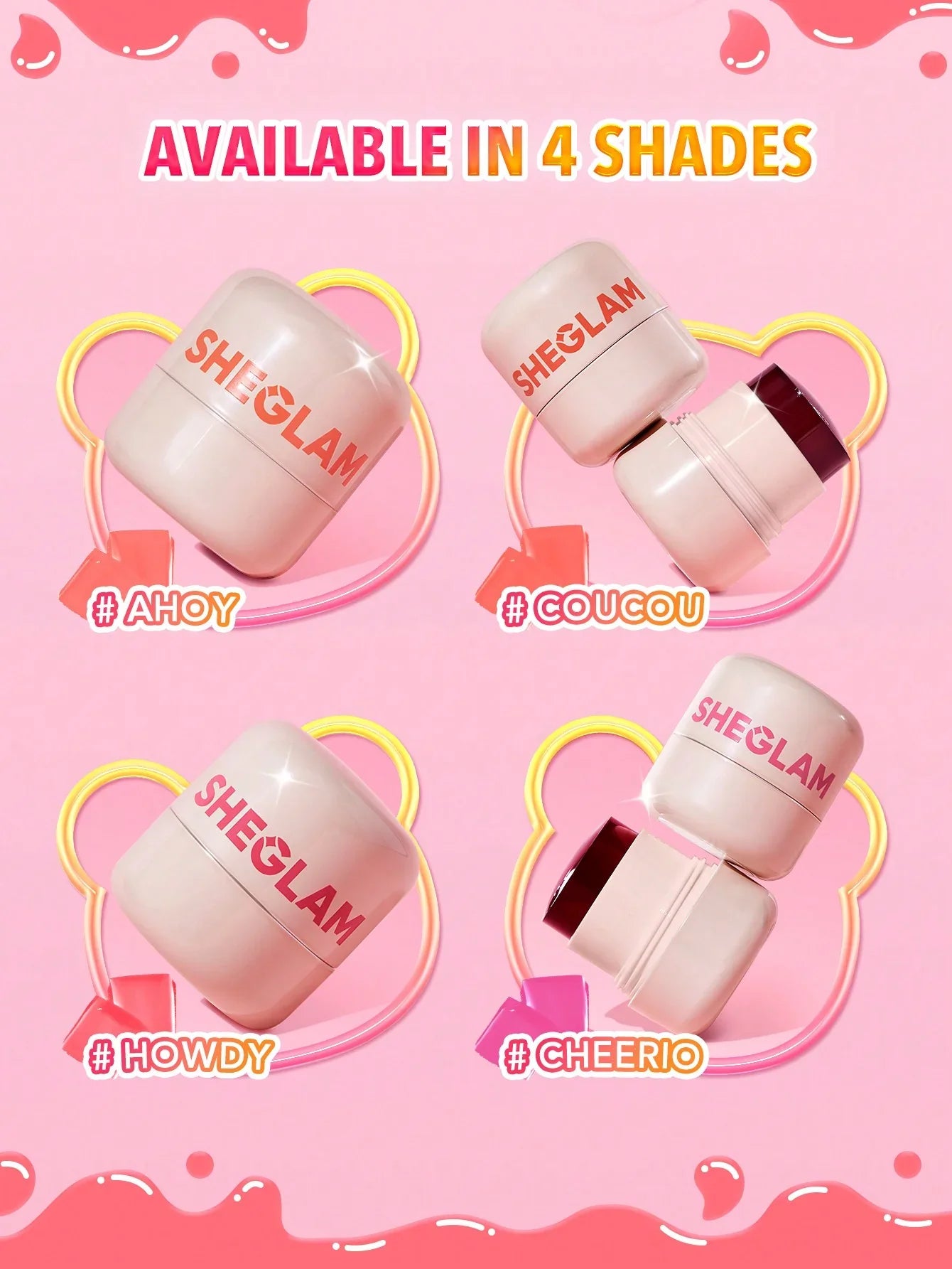 Sheglam jelly lip tints