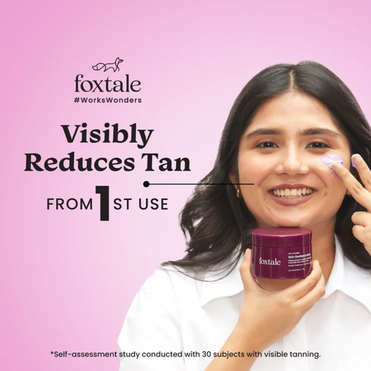 Purple Clay Mask - Removes tan + Removes blackheads + Brightens skin at just 1st use.