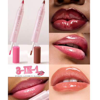 Tarte 3 in 1 juicy lip tattoo (Liner, Stain and gloss) Waterproof, hydrating and long-lasting