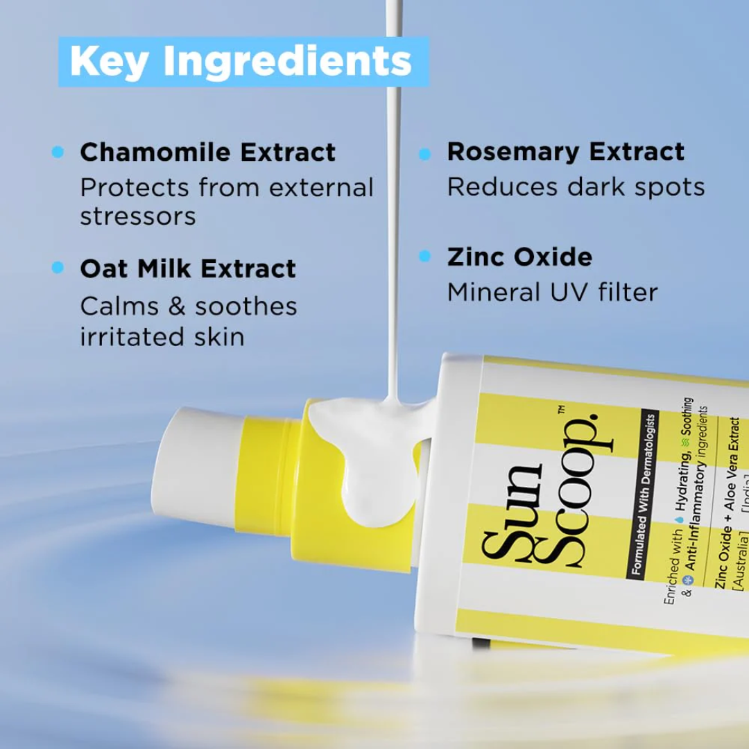 Sunscreen 3-in-1 Hydrate, Glow & Chill–SPF 60 Spray by Sun Scoop!
