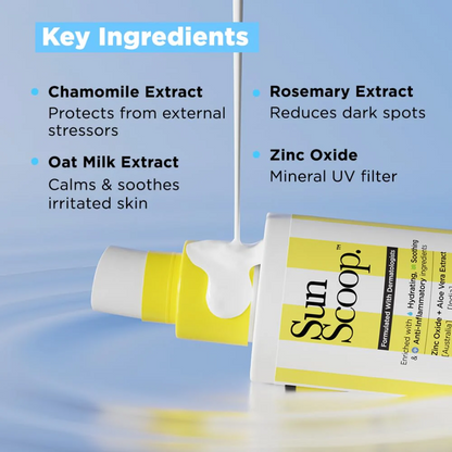 Sunscreen 3-in-1 Hydrate, Glow & Chill–SPF 60 Spray by Sun Scoop!