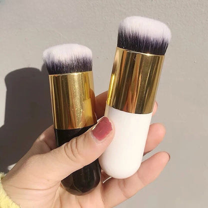 Chubby Pier Foundation Brush Flat Cream Professional Cosmetic Brush