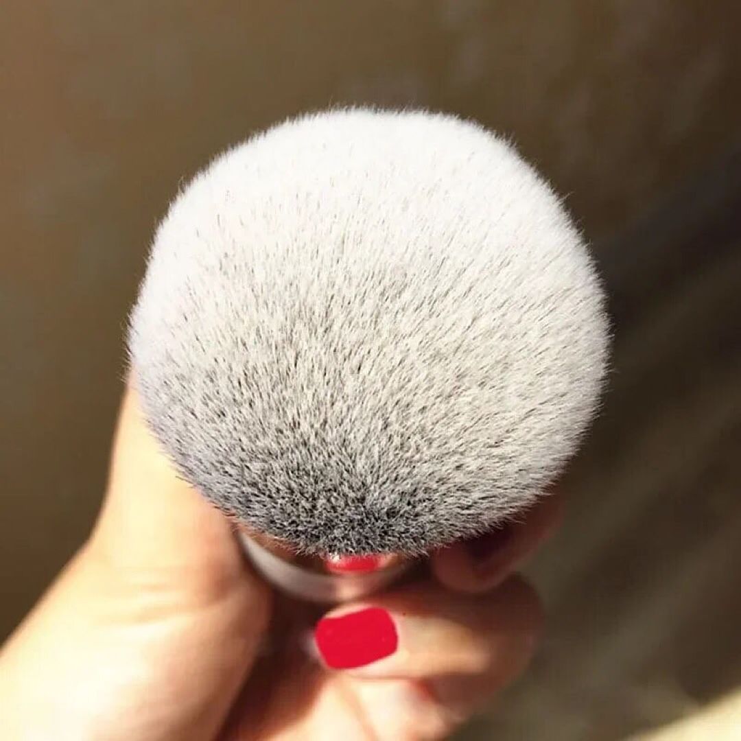 Chubby Pier Foundation Brush Flat Cream Professional Cosmetic Brush