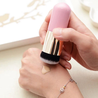Chubby Pier Foundation Brush Flat Cream Professional Cosmetic Brush