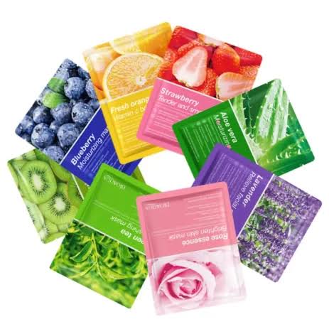Hydrating Face Sheet Masks (Pack of 5) & Get Jade Roller FREE
