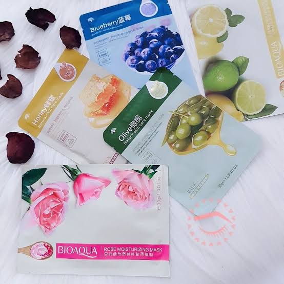 Hydrating Face Sheet Masks (Pack of 5) & Get Jade Roller FREE