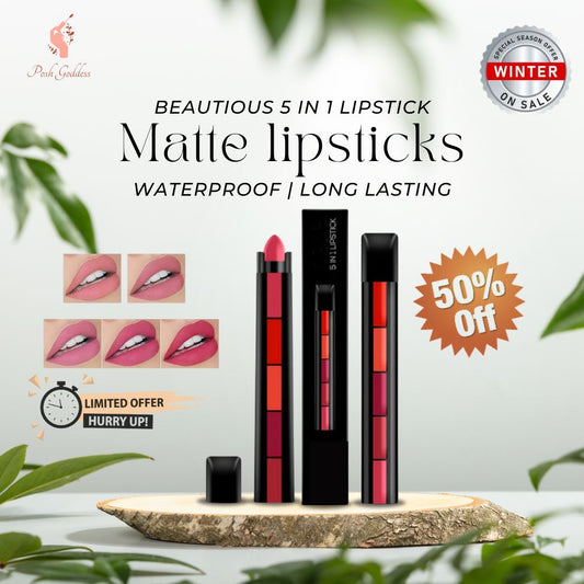 5-in-1 Matte Lipsticks