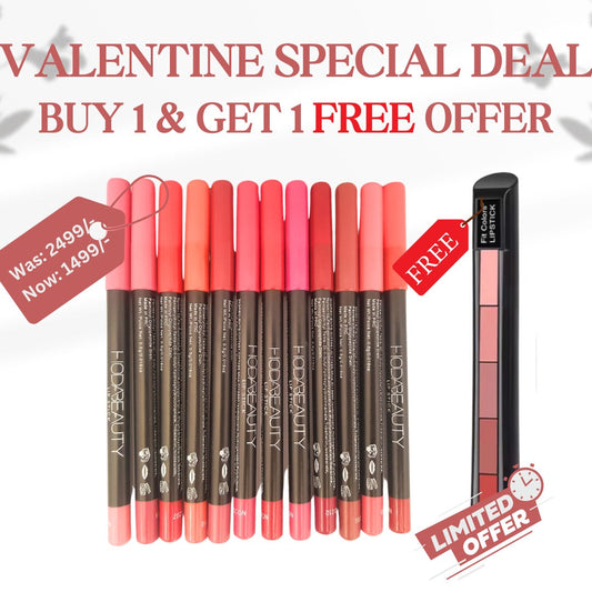 Deal HUDA Matte Finish 5 in 1 Lipstick