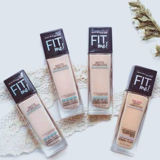 Buy Maybelline Fit me Foundation & Get 4 Mini Powder Puff FREE