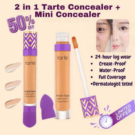 Tarte full coverage concealer with mini Blender
