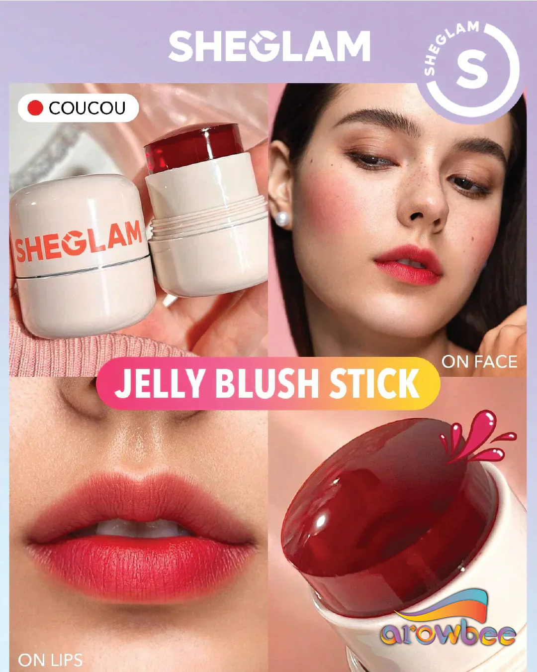 Sheglam jelly lip tints