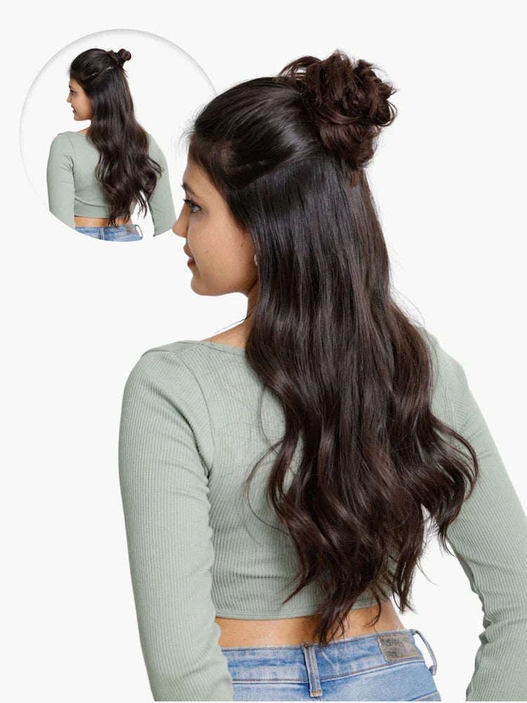 Premium Messy Bun Hair Scrunchie - Imported